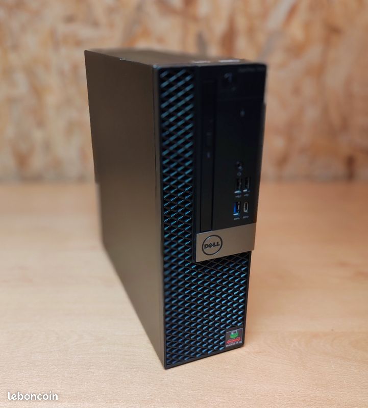 Dell Optiplex 7050 SFF – I7-6700, 16GB RAM, SSD 256GB + HDD 1TB, Win 11 Pro, Wi-Fi
