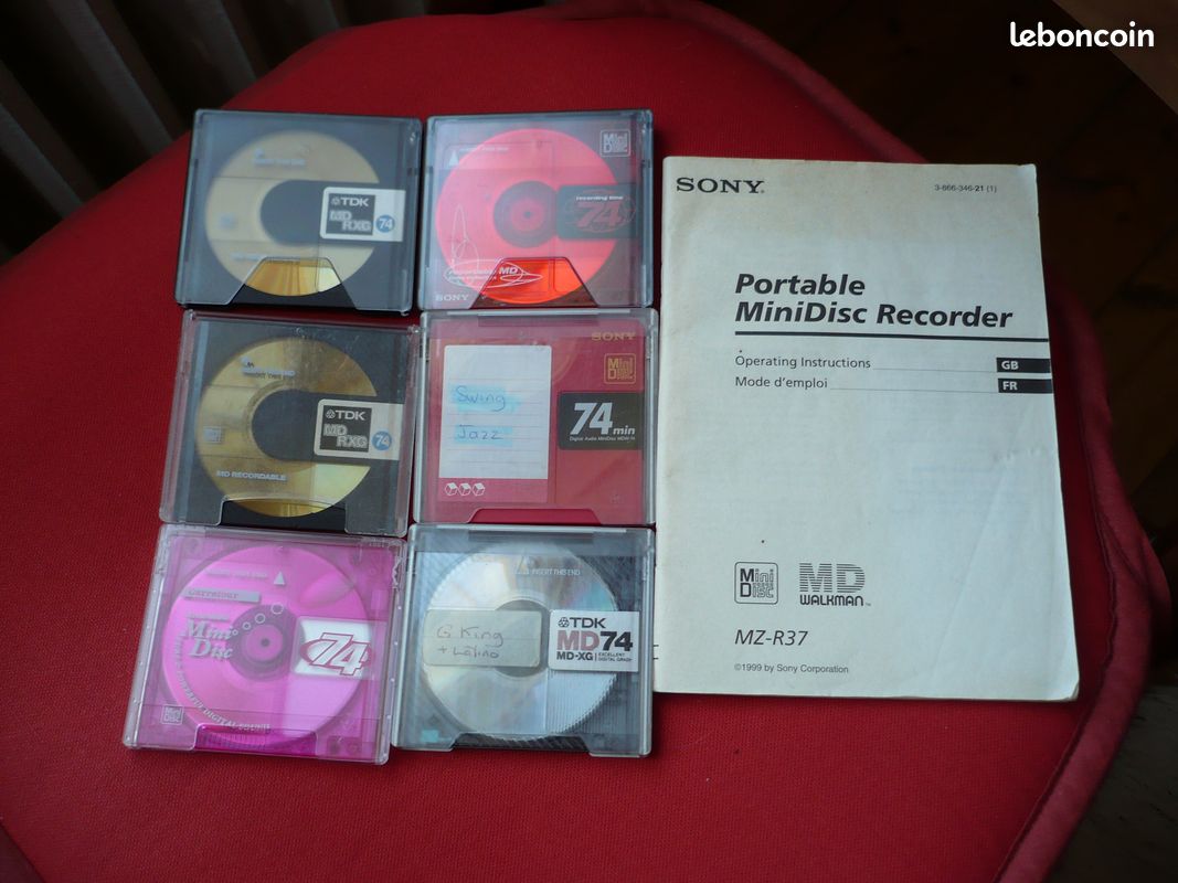 MiniDisc de Sony - Coup de vieux