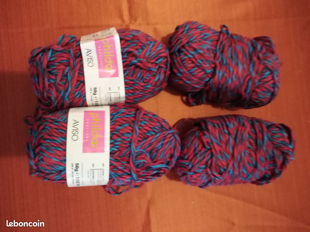 Lot De 3 Pelotes Phildar Savane - Coton N°4 Beige, 50g Chacune, Pour Tricot Printemps/été
