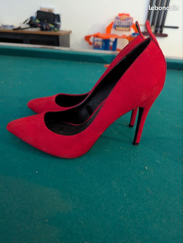HOT Escarpins Rouges Chaussures Talon Rouge Escarpins