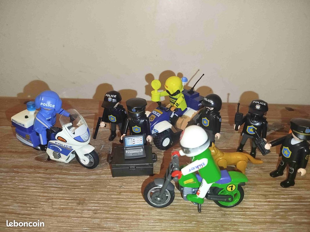 Playmobil quad et motos police (image 1)
