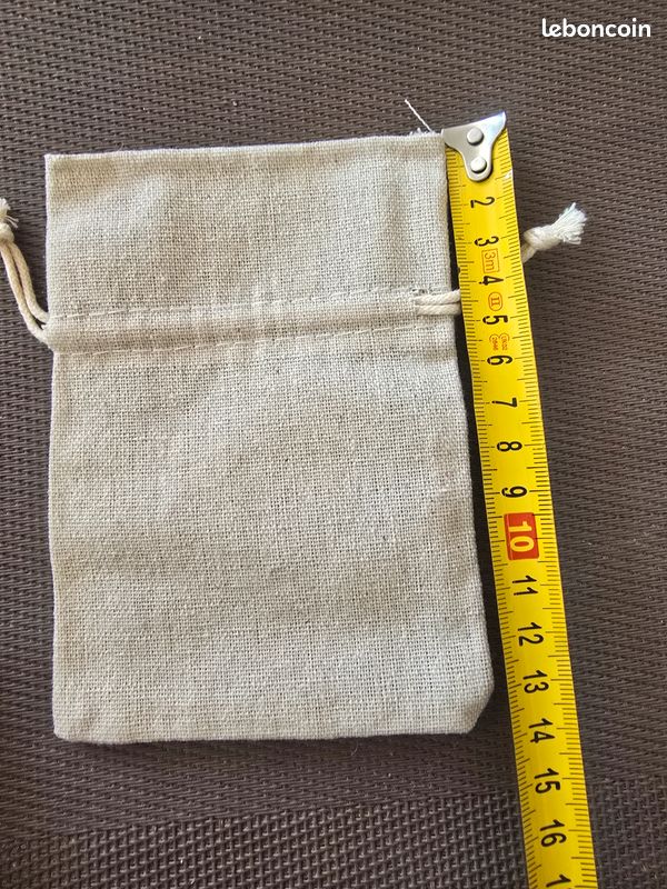 Lot de 8 petits sacs à cordelette à décorer - VL83160 (image 4)