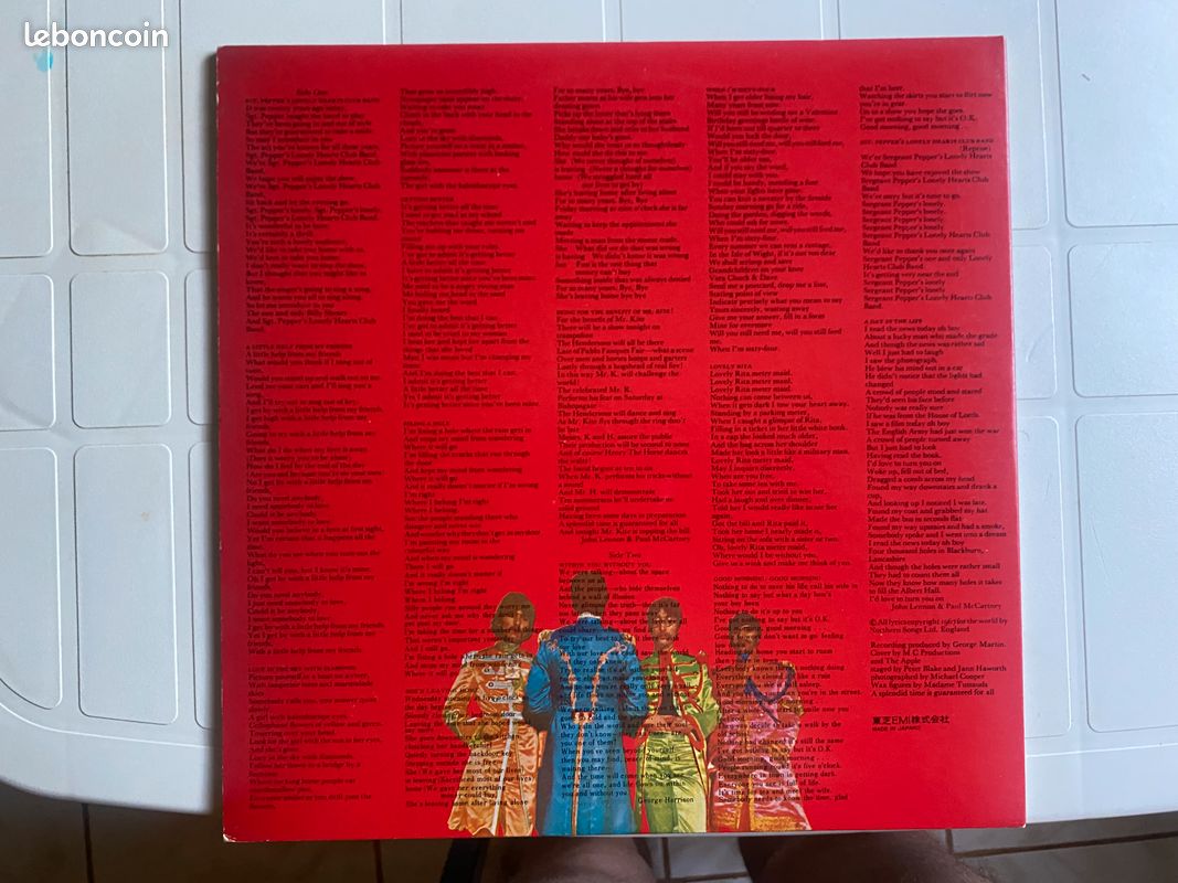 The Beatles Sgt Pepper 33t Japon (image 6)