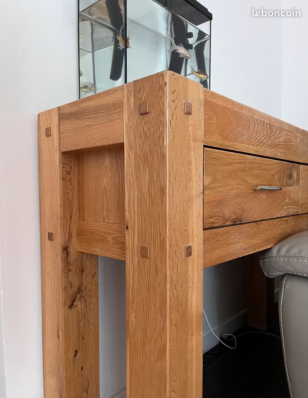 Ensemble salon : Meuble télé + Buffet bahut bas + console à deux tiroirs (image 9)