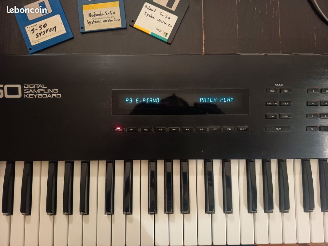 Synthétiseur sampleur vintage Roland S-50 (S50) + câble midi/usb E-mu Xmidi 1x1 (image 6)