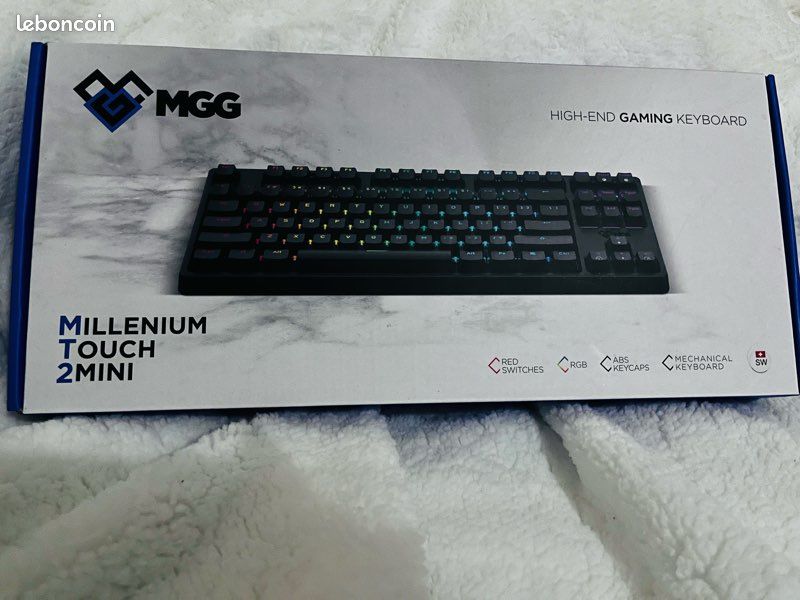 Clavier mécanique gaming MGG Millenium Touch 2 Mini RGB, switches rouges (image 4)