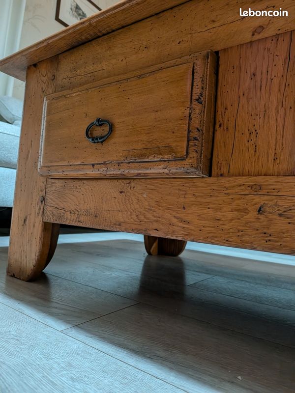 Table basse chêne massif (image 5)