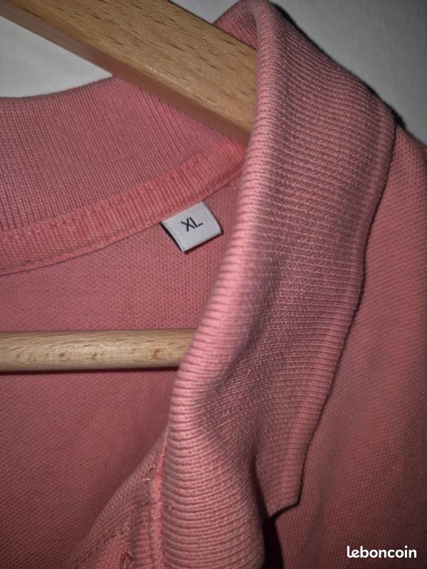 Polo Celio rose saumon Manches courtes Taille XL (image 2)