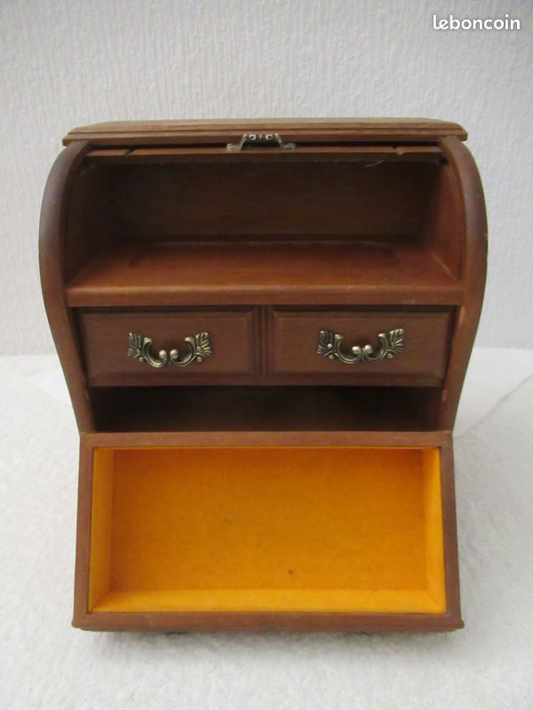 Bureau à rideau (secrétaire miniature) (image 9)