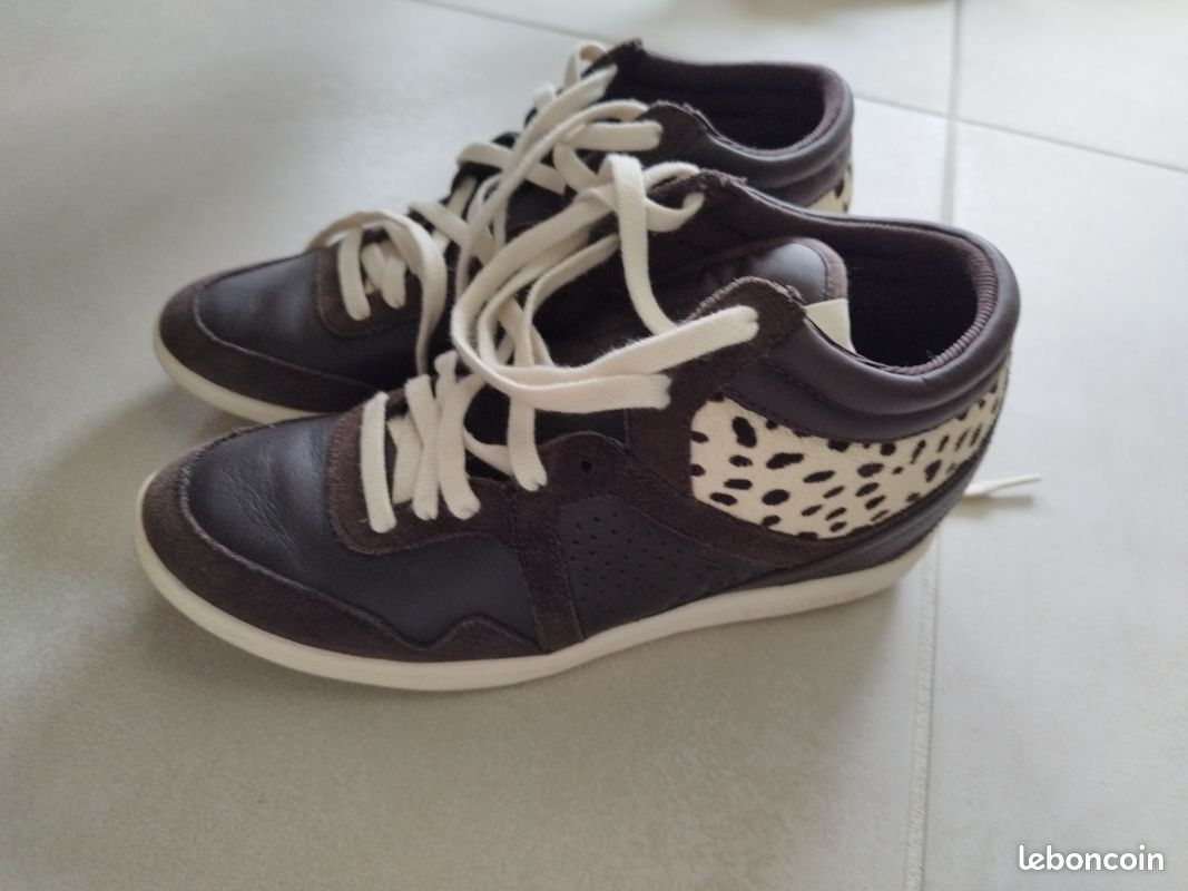 Sneakers Basket Le Coq Sportif Femme Leopard Shop Basket Basket