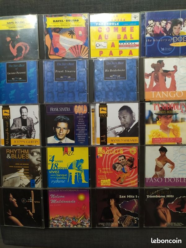 Lot de 89 CD jazz Piano Bar tango (image 1)