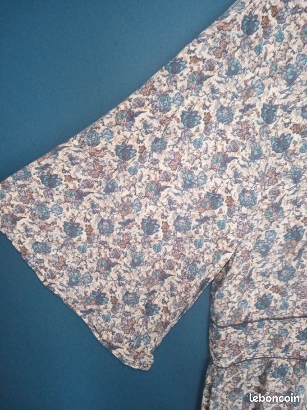 Robe Etam T44 imprimé liberty bleu (image 6)