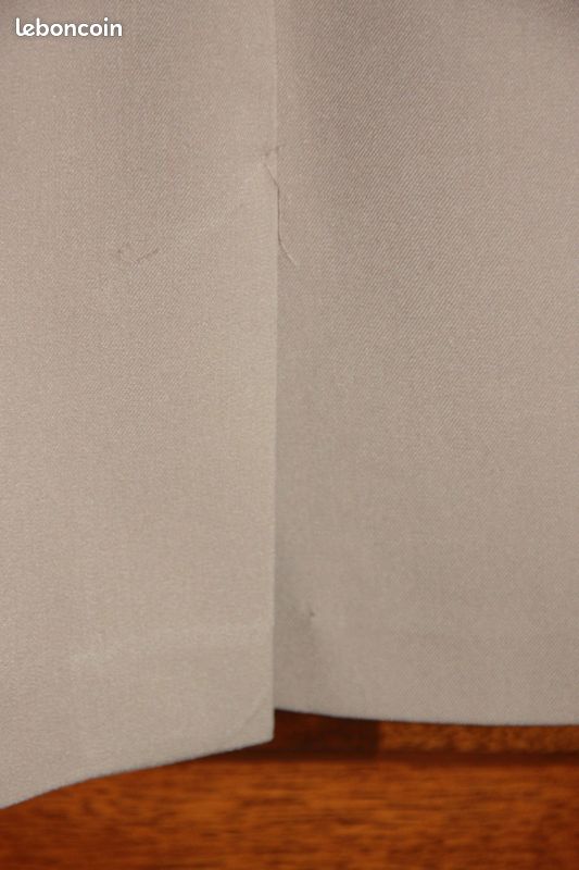 Jupe beige longueur genou coupe droite stretch avec taille élastiquée - Damart - Taille : 46 (image 12)