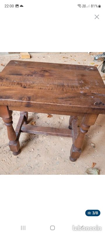 Table basse ancienne (image 3)
