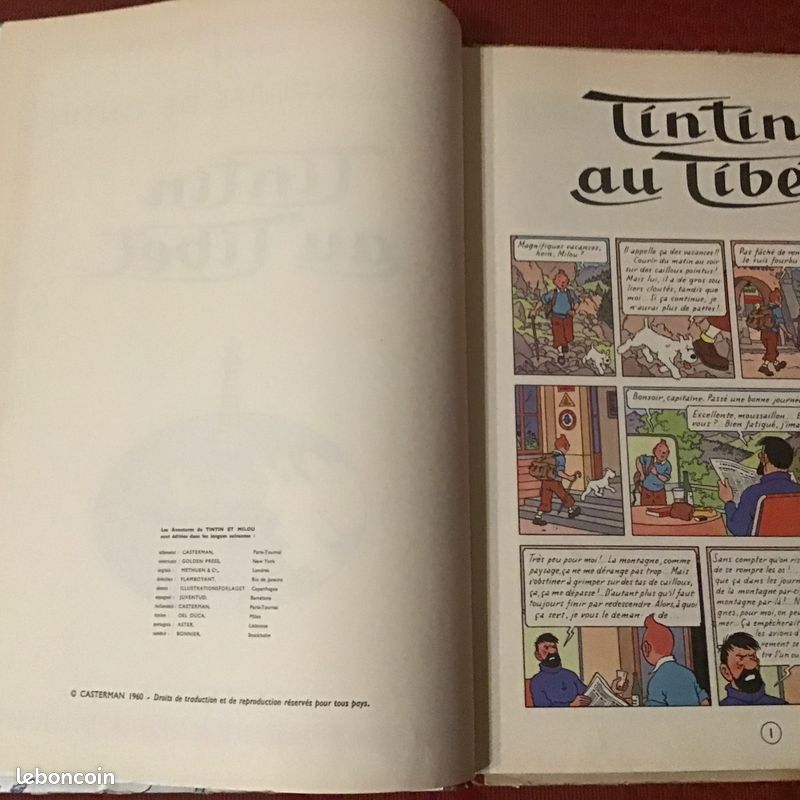 Tintin au Tibet en première édition (image 5)