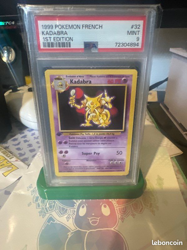 Carte grad psa9 kadabra 1st dition fr - Collection Carte grad psa9 kadabra 1st dition fr - Collection