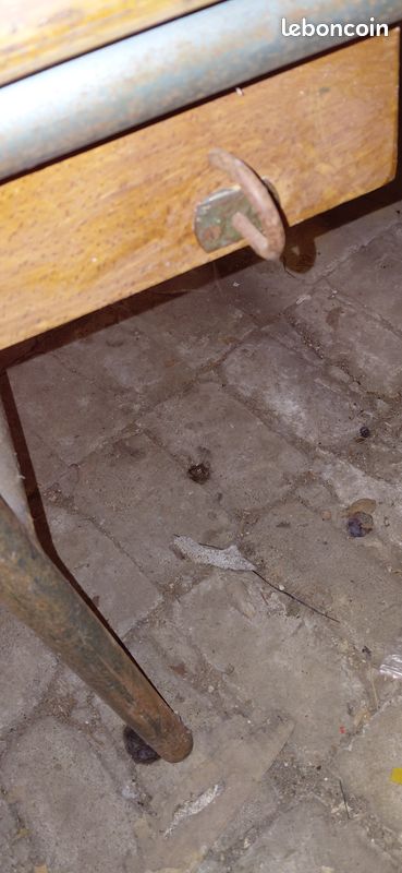 Banc d'école ancien (image 4)