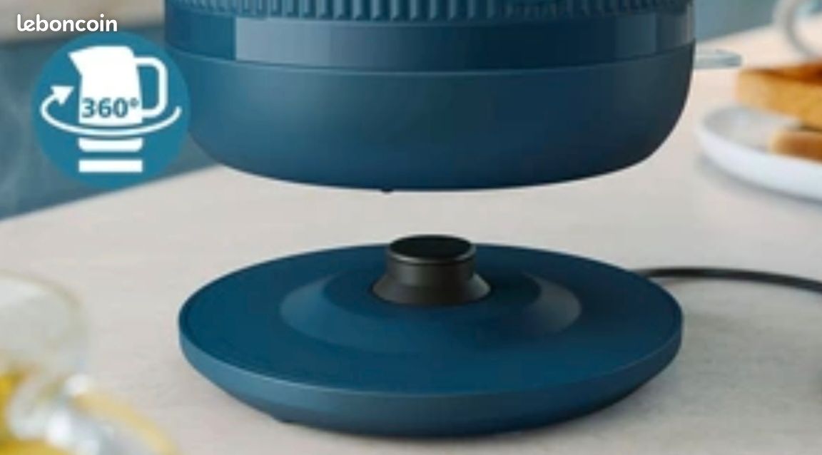 Bouilloire Série 3000 électrique Philips - Bleu Malibu 1.7L, 2200W NEUVE (image 3)