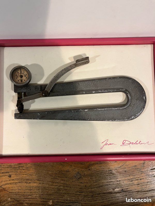 Outil Ancien XIXe - Plane De Tanneur Signée LUTZ PARIS - Réf N°10
