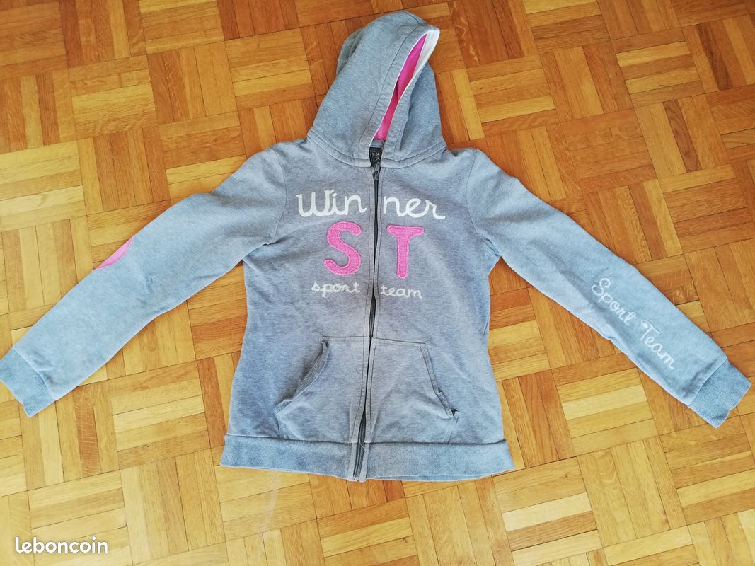 Sweat gris Zara kids fille 13-14 ans Vêtements