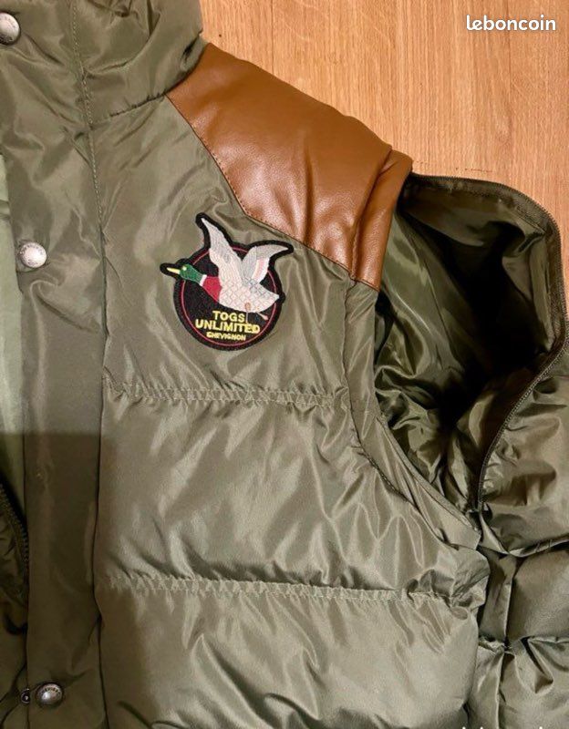 Blouson Chevignon En Cuir - Taille XL, Doublure Mouton, Couleur Marron, Très Bon état, Peu Porté