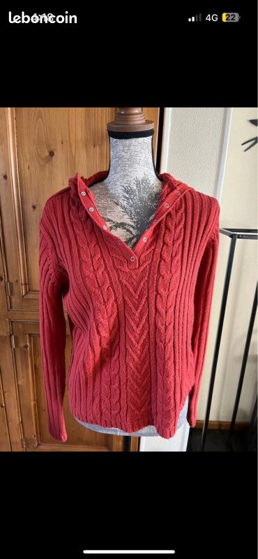Pull avec capuche la redoute (image 1)