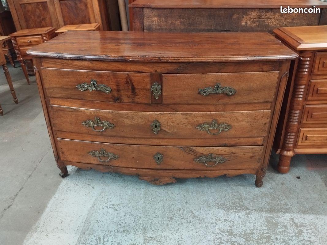 Commode Louis XV d'époque (VENDUE) (image 1)