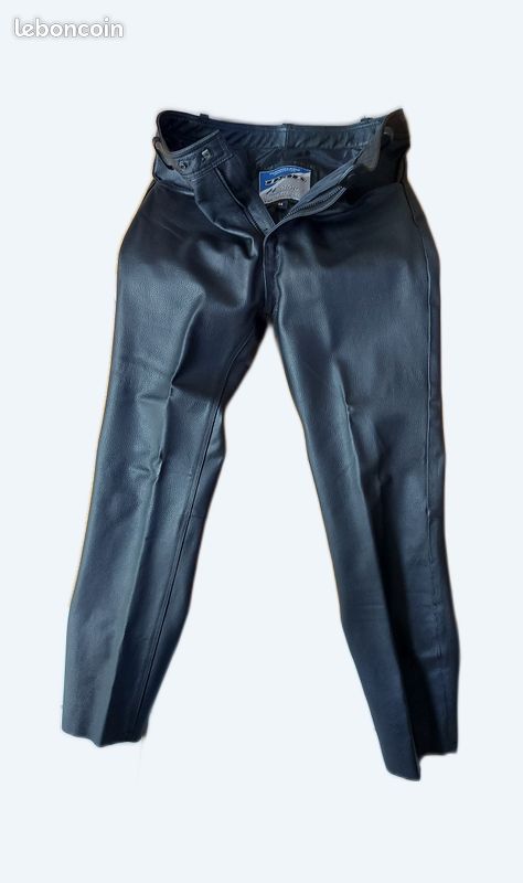 Chaps en cuir traditionnels pour hommes, Noir | Indian Motorcycle FR-CA
