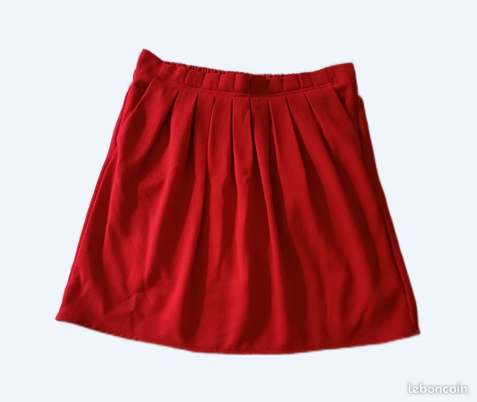 Jupe rouge NAF NAF, du 38 Vêtements