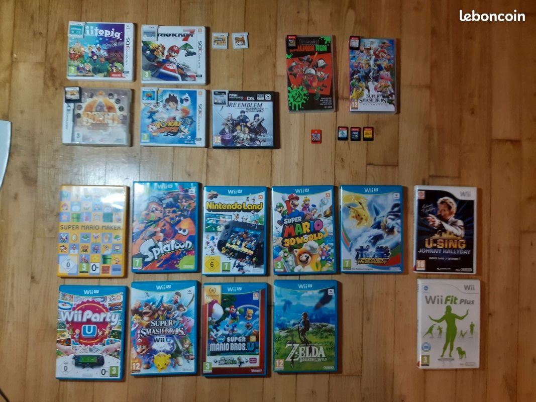 Jeux switch2 switch 3ds ds WiiU Wii (image 1)