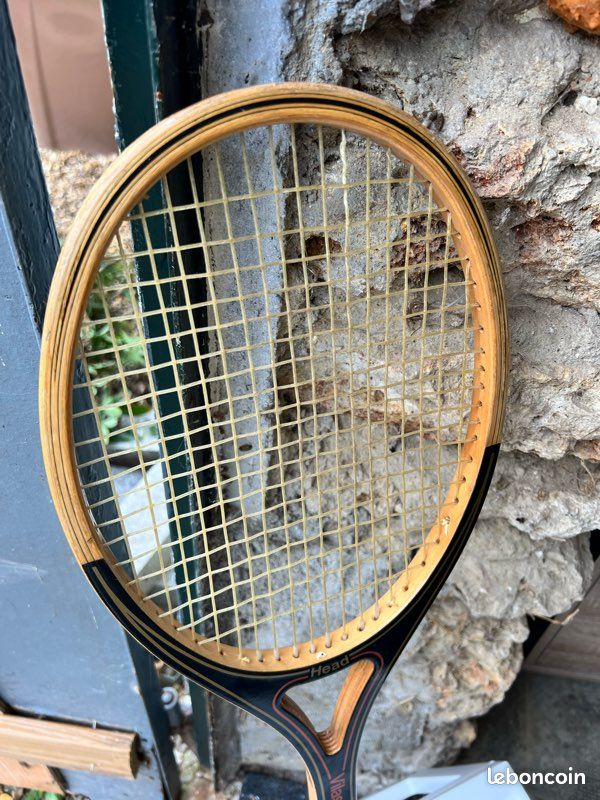 Raquette De Tennis Vintage HEAD AMF Aluminium – Années 80 – Taille 4 3/8”