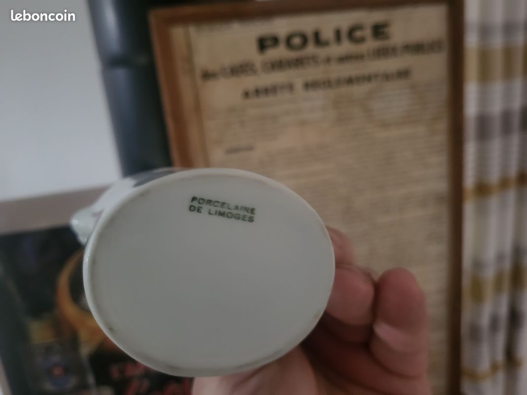 Lot de 8 pièces en céramique blanche – vintage / brocante (image 6)