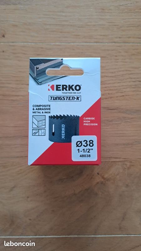 Trepan bimetal erko 48038 diam. 38mm Tingsten-K (image 1)