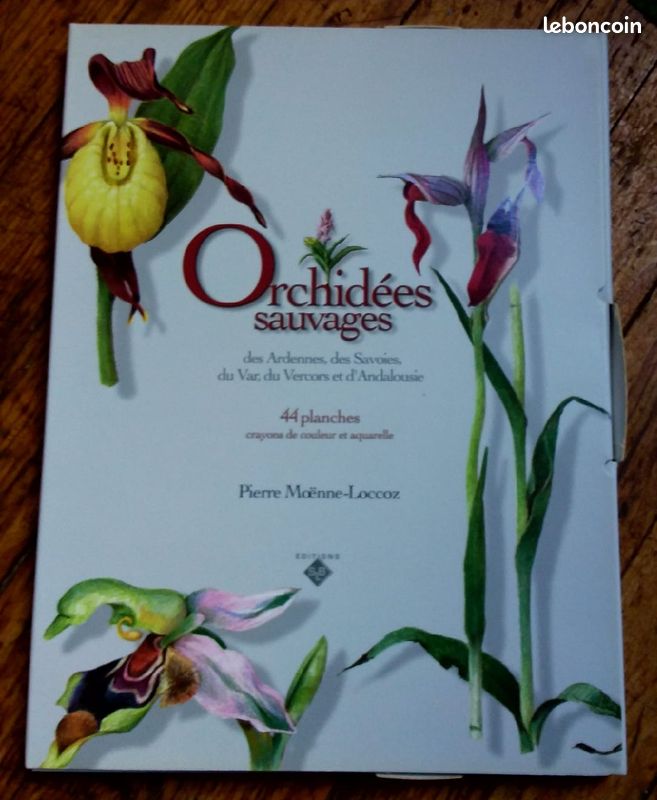 Coffret de dessins d'orchidées (image 1)
