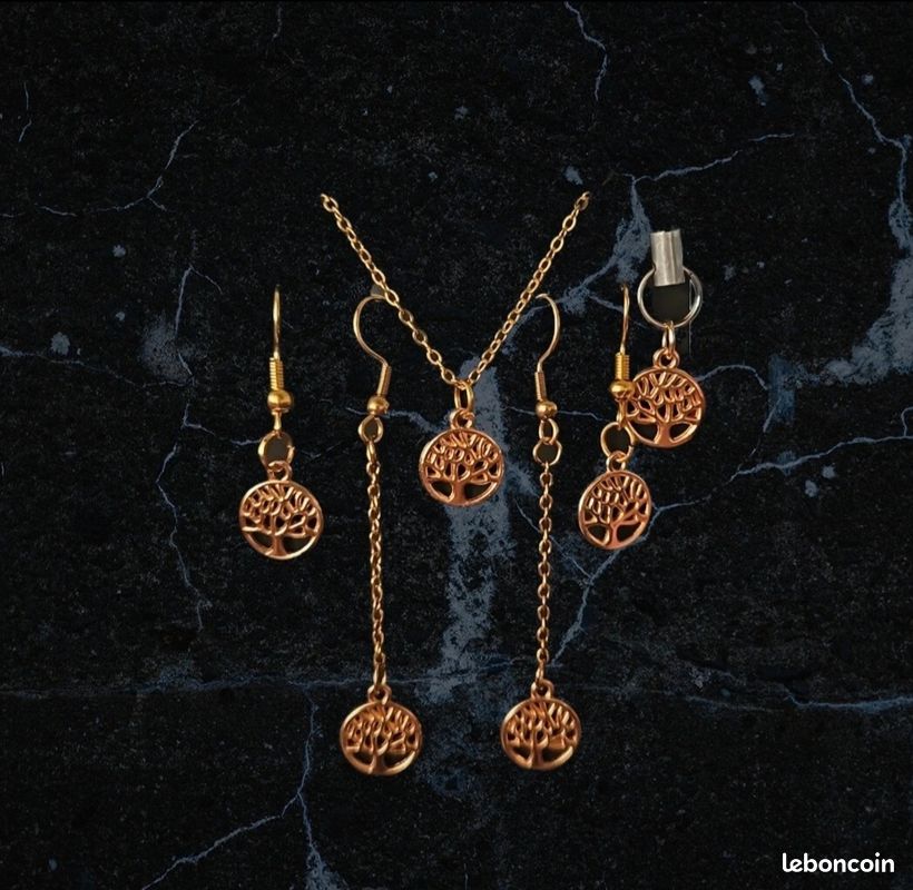 Ensemble bijoux femme argent - Promesse de Couple