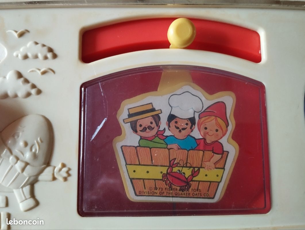 Ancien Tableau D'activités Fisher-Price De 1973 - Jouet Vintage Avec Fixation