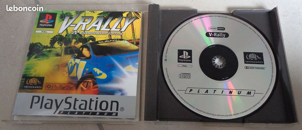 V-Rally Sony Playstation PS1 (Gebraucht) in Steinach für CHF 9 - mit
