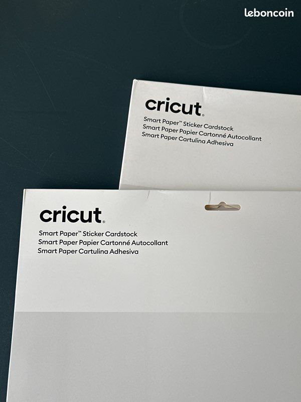 Lot 2 packs papier cartonné autocollant blanc (image 2)