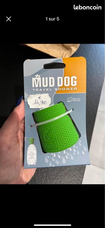 Mud Dog douche chien voyage pratique (image 1)