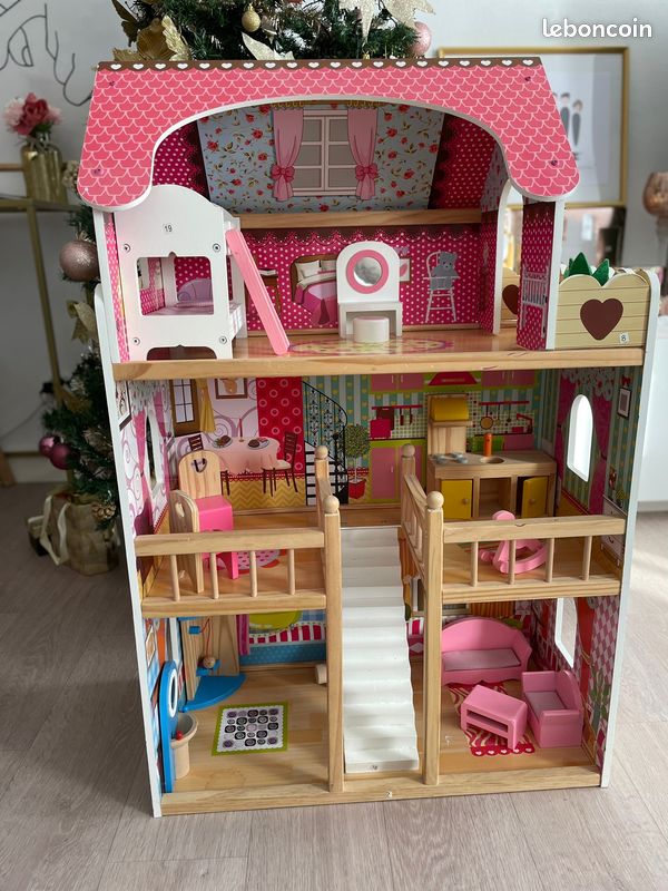 Maison poupée en bois (image 4)