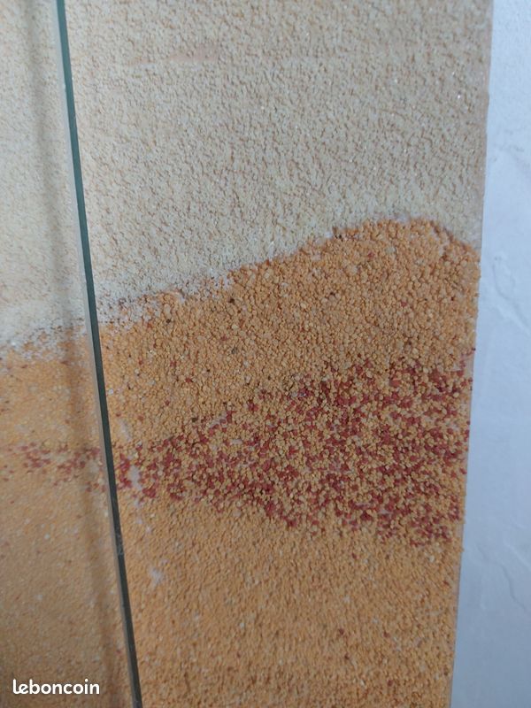 Tableau Peinture sur verre et sable (image 3)