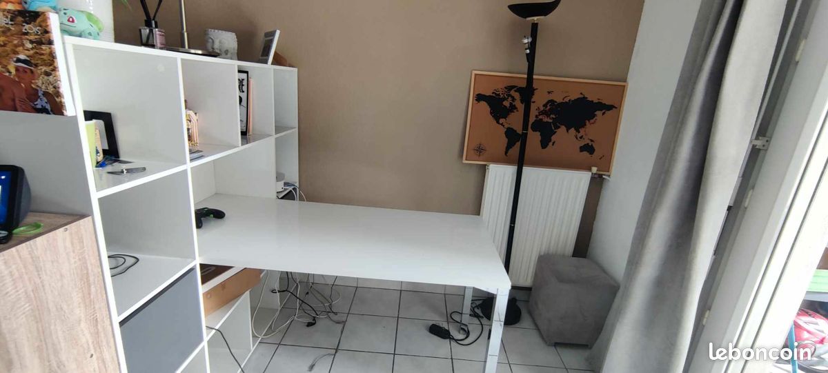 Bureau avec etagere integré (image 2)