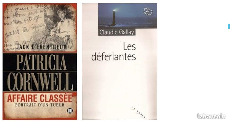 « Jack l’éventreur, affaire » (457p) ; « Les déferlantes » (524p) (image 1)