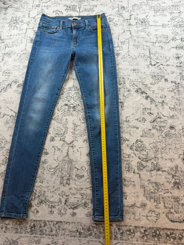 Jean Lévis Bleu Supper Skinny W28 L30 FR38 Femme #0032 (image 13)
