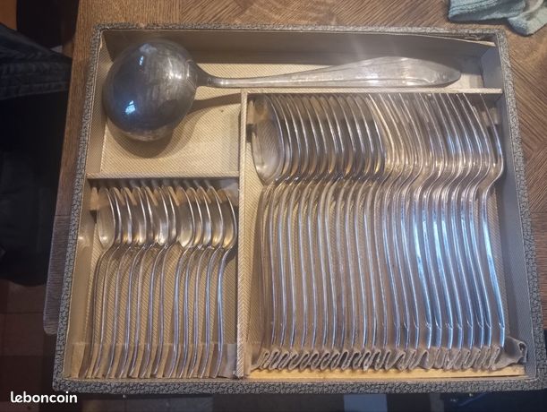 Apollo ménagère en métal argenté model art déco 12p | UK