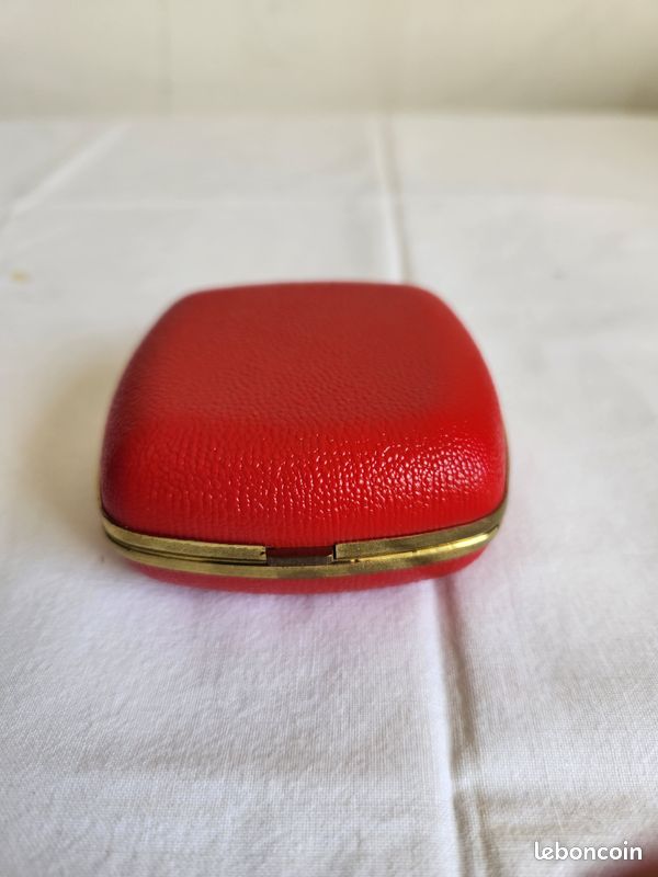 Réveil De Voyage Jaz Mécanique Vintage Rabattable Dans Un étui En Cuir Imgx500 8889