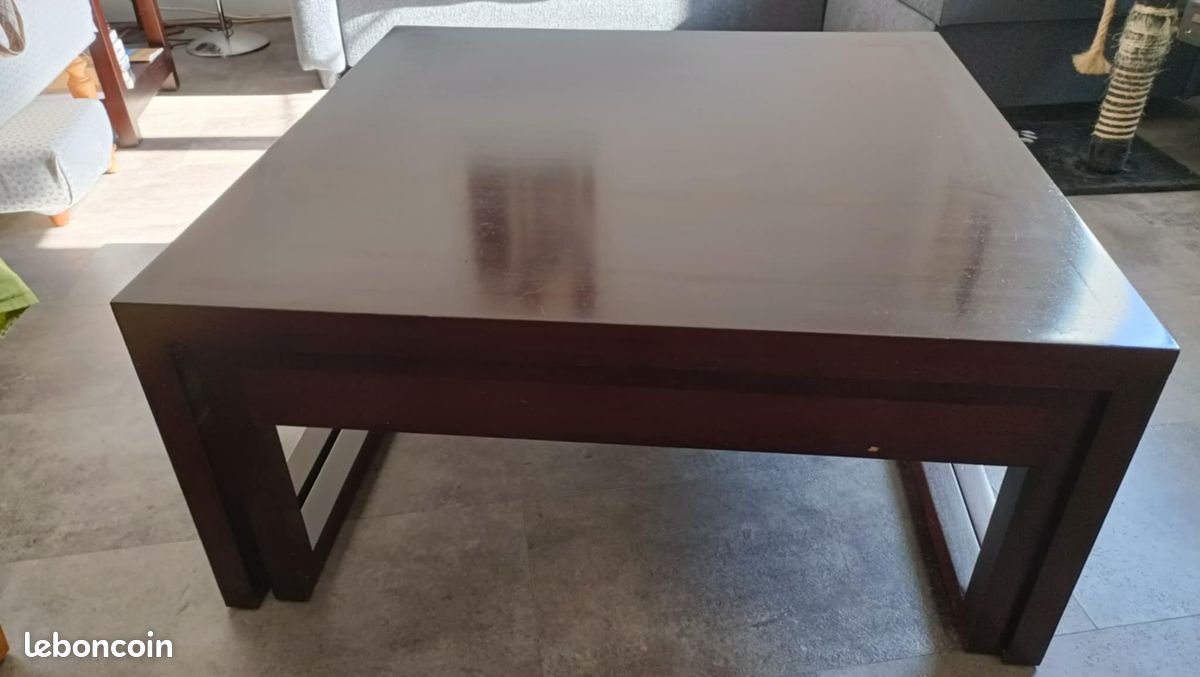 Tables basses emboitées, grandes (image 1)