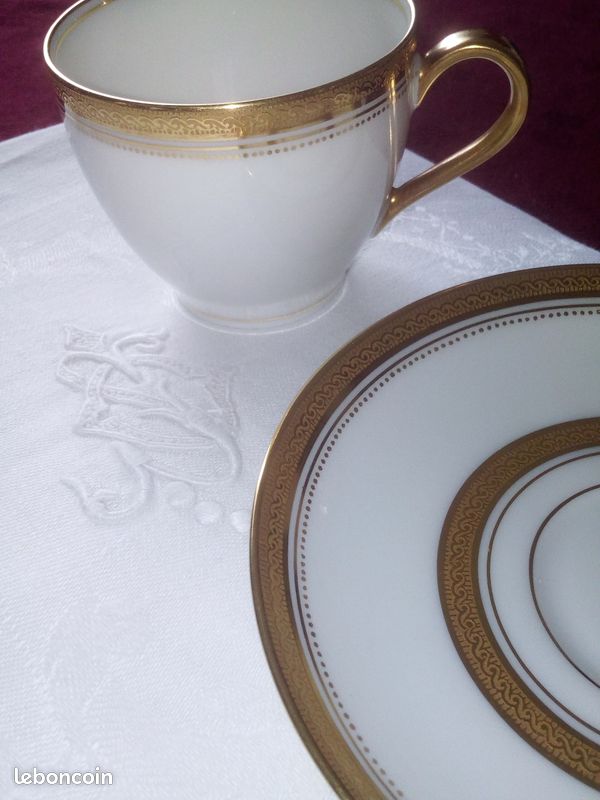 Lot de Tasses sous tasses Haviland porcelaine de Limoges (image 8)