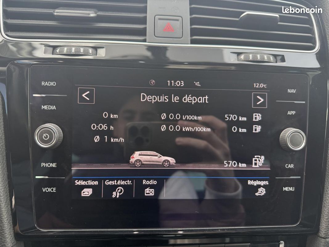 VOLKSWAGEN GOLF GTE Hybride Rechargeable 1.4 TSI 204 DSG6 GTE (image 13)