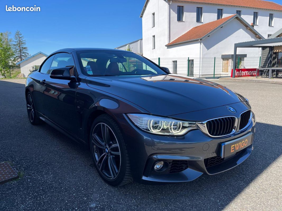 BMW SERIE 4 CABRIOLET 3.0 435 D 315 M-SPORT XDRIVE BVA + affichage tete haute + sieges elec a memoire (image 30)